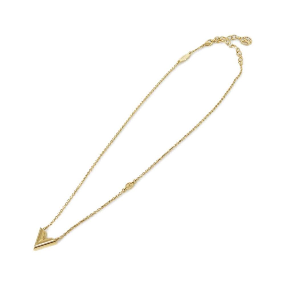 LOUIS VUITTON Gold Necklace - Picture 2 of 4